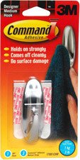 3M #17081CHR Chrome Design Hook/Strip