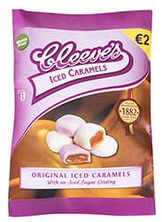 Cleeves PACK OF 5 Irish Iced Caramel Candy 130g