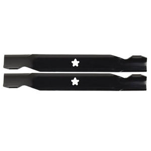 (2 Pack) Premium Replacement XHT Lawn Mower Deck Blade fits Poulan 532127841 | 18-1/8" x 2-1/4" / 5 Point Star