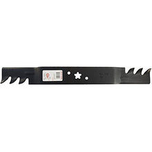 Load image into Gallery viewer, (1) Aftermarket Toothed Mulching Mower Blade Fits Husqvarna Replaces 580-244001, 580-244002, 580244001, 580244002
