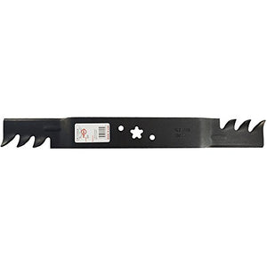 (1) Aftermarket Toothed Mulching Mower Blade Fits Husqvarna Replaces 580-244001, 580-244002, 580244001, 580244002