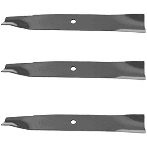 ISE Replacement Set of 3 Lawnmower Blades for Toro, Replaces Part Numbers: 110-6837-03, 112-9759-03, 115-5059-03