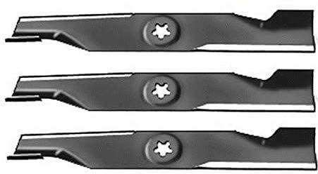 ISE Replacement Set of 3 Blades for AYP & Husqvarna, Replaces Part Numbers: 173920, 180054, 532180054, 532 17 39-20, 532 18 00-54
