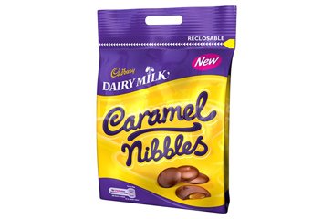 Cadbury Caramel Nibbles 120Gram Pouch (Box Of 10)