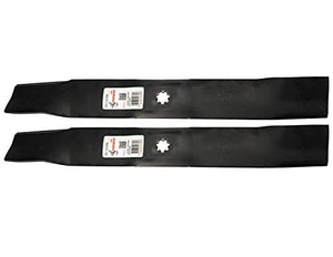Set Of 2 Blades Replaces JOHN DEERE AM137327 AM141032 AM141034 M154061 M154062