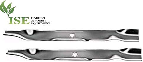 ISE Replacement Set of 2 Lawnmower Blades for AYP, Replaces Part Numbers: 134148, 139774, 532134148