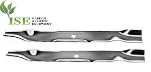 ISE Replacement Set of 2 Lawnmower Blades for Husqvarna, Replaces Part Numbers: 532 13 41-48, 532134148