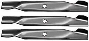 ISE Replacement Set of 3 Lawnmower Blades for AYP, Replaces Part Numbers: 130652, 532130652