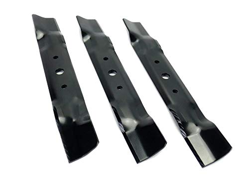 Set Of 3 Blades Replaces JOHN DEERE GX20250 GY20568 OREGON 91-108 STENS 330-619