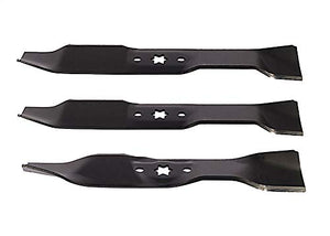 Rotary 1030 (1) and 1029 (2) Pack of 3 Mulching Blades for 46" Cut