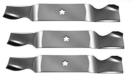 ISE Replacement Set of 3 Blades for Husqvarna & AYP, Replaces Part Numbers: 187254, 187256, 532187256, 532 18 72-54, 532 18 72-56