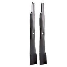 Load image into Gallery viewer, 2pk 21-3/8&quot; Hi-Lift Blade Compatible with John Deere 42&quot; Deck X300 Series Lawn Tractors AM137327
