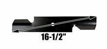 Load image into Gallery viewer, USA Mower Blades U11184BP (3) Extra High-Lift for Scag A48184 482877 A48184HL 482466 48110 Length 16-1/2 in. Width 3 in. Thickness .200 in. Center Hole 5/8 in. 32 in. 48 in. Deck
