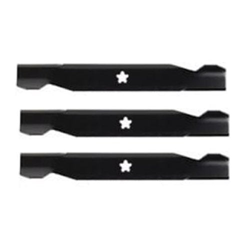 (3 Pack) Aftermarket Premium Replacement XHT Lawn Mower Deck Blade fits Husqvarna 532193957 | 19-5/16