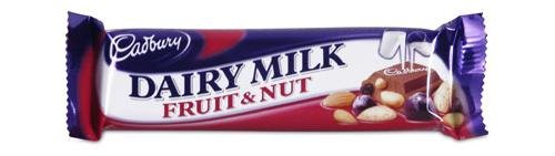 Cadbury Fruit & Nut, 1.73-Ounce Units (Pack of 24)