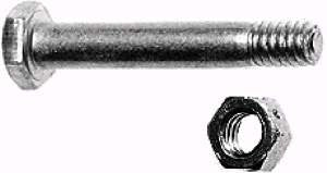 6 Pack, Shear Pins and Nuts, Compatible with Ariens 532005, 510016, 53200500, 51001600.