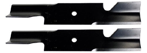 USA Mower Blades U11185BP (2) Extra High-Lift for Simplicity 5021227ASM Scag 482878 A48108 Length 18 in. Width 3 in. Thickness .200 in. Center Hole 5/8 in. 36in. 52 in. Deck