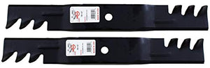 Rotary 38" 6421 Lawn Mower Blade Set - 2 Blades - Aftermarket Replacement for John Deere Part #M112991 - Copperhead, Toothed, Mulching
