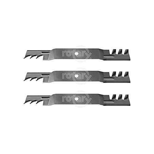 Rotary 3 Pack Lawn Mower Blades Fits John Deere AM137328 AM141033 GX22151 GY20850