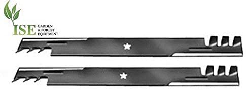 ISE Set of Two Replacement Gator Blade for AYP/Husqvarna, Replaces Part Numbers 403107, 532403107, 532 40 31-07