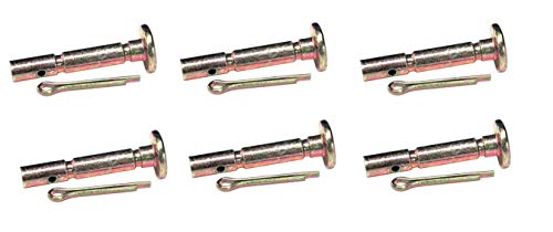 6 Pack, Shear Pins & Nuts for MTD 738-04124, 738-04124A