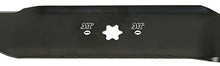 Load image into Gallery viewer, 6 Straight Mower Blades fit MTD 742-0610 742-0610A 942-0610 942-0610A 4720610 490110M114 Length 19-5/16 in. Width 3 in. Thickness .150 in. Center Hole 6 Point Star 38 in. Deck
