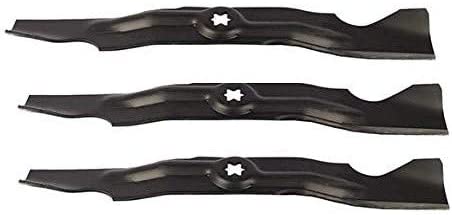 ISE Replacement Set of 3 Blades for Cub Cadet Replaces Part Numbers: 742-04053A, 742-04053B, 742-04053C, 742-04056, 742-04056A, 742-04056B, 742-04056C