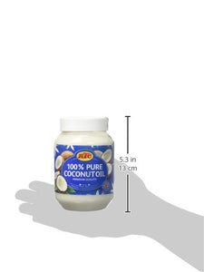 100% PURE KTC Coconut Multipurpose Oil Jar 500ml - Used for Cooking (Edible Oil), Hair Oil, Body (Skin Care) Moisturiser