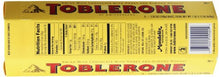 Load image into Gallery viewer, Toblerone Swiss Milk Chocolate w/ Honey &amp; Almond Nougat 1 pack 6 bars-3.52 oz. (100g)
