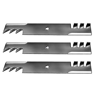 Set of 3 Mower Mulching Blades Replaces AYP Sears Roper 157033 159705