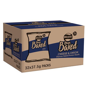 Baked Walkers Cheese and Onion 37.5 g (Pack of 32)