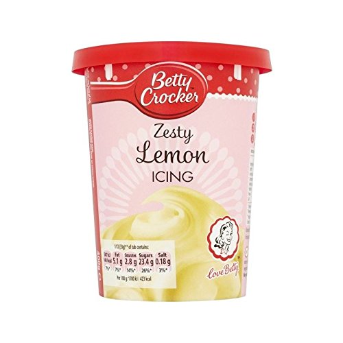 Betty Crocker Zesty Lemon Icing 400g - Pack of 6
