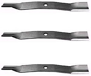 Set Of 3 Blades Replaces JOHN DEERE M128485 M133381 TCU15881 OREGON 91-078
