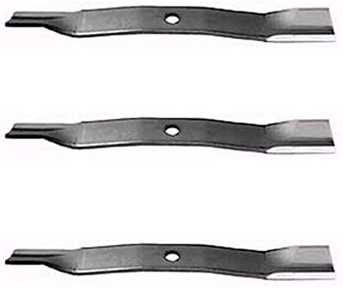 Set Of 3 Blades Replaces JOHN DEERE M128485 M133381 TCU15881 OREGON 91-078
