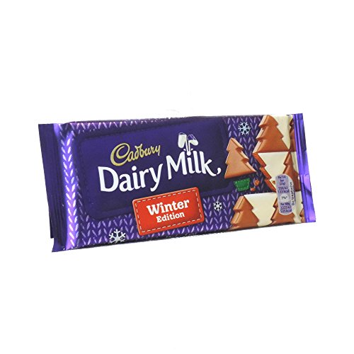 Cadbury Christmas Candy 20x Dairy Milk Winter Edition 100g Bulk Buy