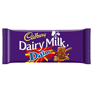 Dairy Milk Cadbury With Daim Chocolate Bar 120G - Box Of 15