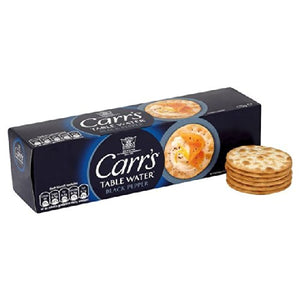 Carr's Table Water Biscuits Black Pepper 125g