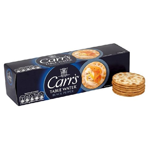 Carr's Table Water Biscuits Black Pepper 125g