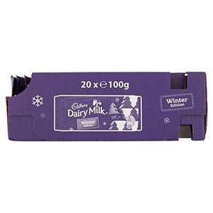 Cadbury Winter Wonderland Chocolate Bar 100 g (Pack of 20)