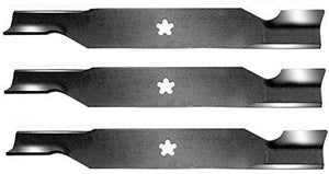 ISE Replacement Set of 3 Lawnmower Blades for AYP, Replaces Part Numbers: 187256, 532187256