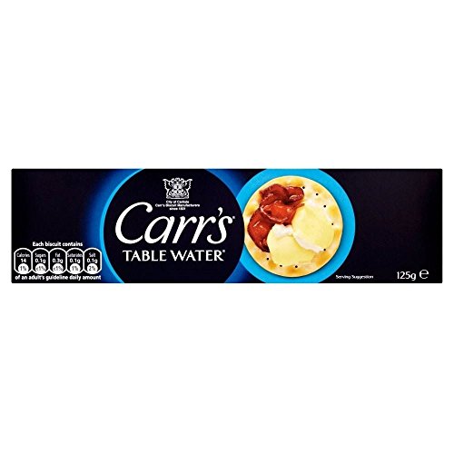 Carr's Table Water Biscuits (125g) - Pack of 6