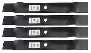 Rotary (4) 11593 Mower Blade Replaces John Deere GX22151 AM137328, 42" Deck