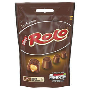 Original Nestle Rolo Pouch Imported From The UK, England Rolo Chocolate Sharing Bag 126 g