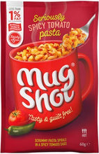 Load image into Gallery viewer, Mug Shot - Spicy Tomato Pasta Flavour - 60g (Multi-Pack - 10)
