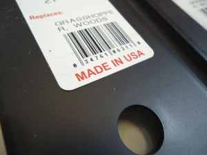 3 (Three) New Mulching Blades For 61" Grasshopper 320243 320245 7079222, Prime Line 7-04774 7-06354