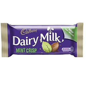 Cadbury Dairy Milk Mint Crisp Standard Bar (Irish) - 49g (Pack of 2)