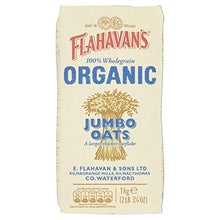 Load image into Gallery viewer, Flahavans Organic Jumbo Oats 1kg
