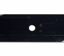 Load image into Gallery viewer, USA Mower Blades U11185BP (2) Extra High-Lift for Simplicity 5021227ASM Scag 482878 A48108 Length 18 in. Width 3 in. Thickness .200 in. Center Hole 5/8 in. 36in. 52 in. Deck
