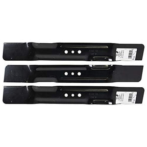 3pk Stens Mulching Blades Compatible with John Deere 21" Deck JS60 JS60H JS61 JS63 JS63C JS63E Replaces GC00175 GC00344