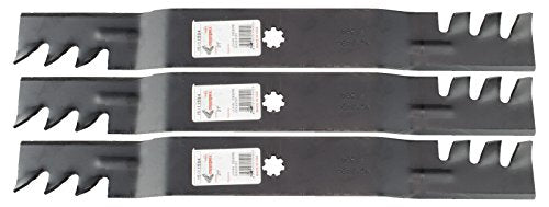 Rotary 3 11594 Mulching Mower Blades for John Deere GX22151, GY20850, 42